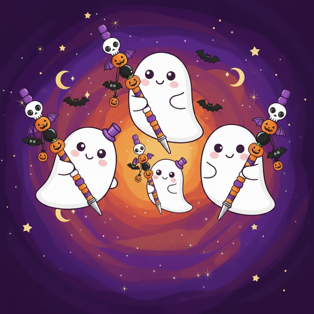 Halloween Ghost Pens No Text